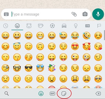 how to use WhatsApp stickers 