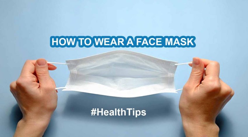 How to wear a Face Mask in Public